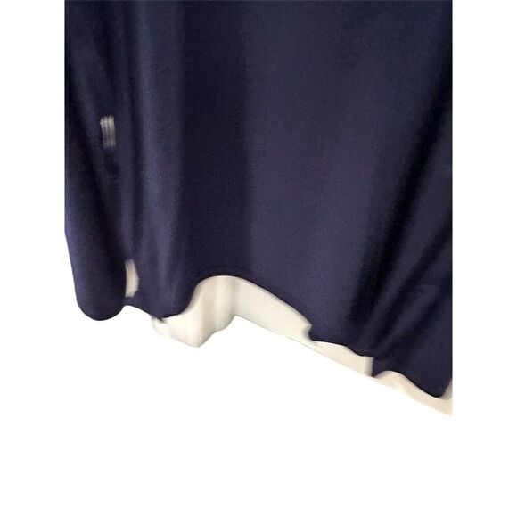 Zenana Women's XL Blue Open Front Cardigan Sweater Casual Fall - Picture 3 of 4